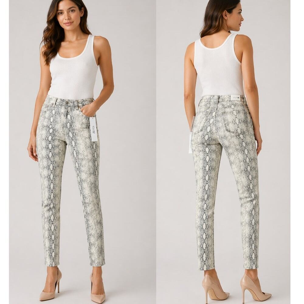 Joe's Jeans the Luna high rise cigarette 31 Pristene Snake print NWT